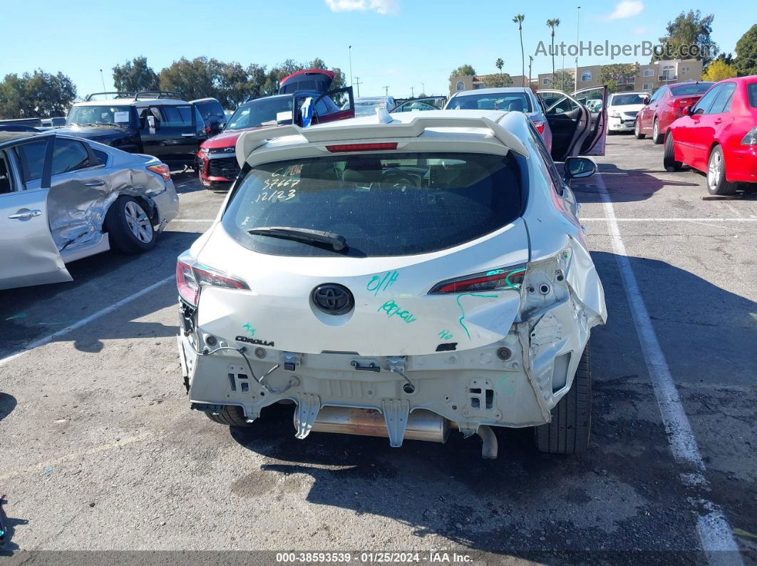 2019 Toyota Corolla Se White vin: JTNK4RBEXK3046300