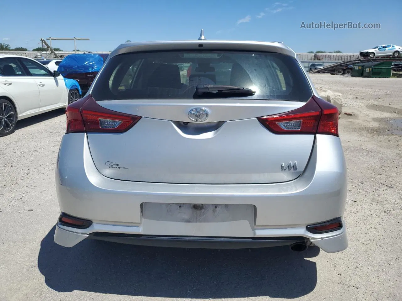 2017 Toyota Corolla Im  Серебряный vin: JTNKARJE0HJ531673