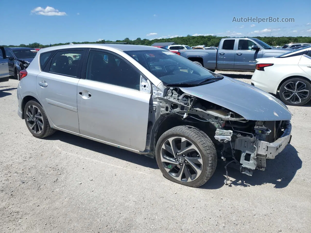 2017 Toyota Corolla Im  Silver vin: JTNKARJE0HJ531673