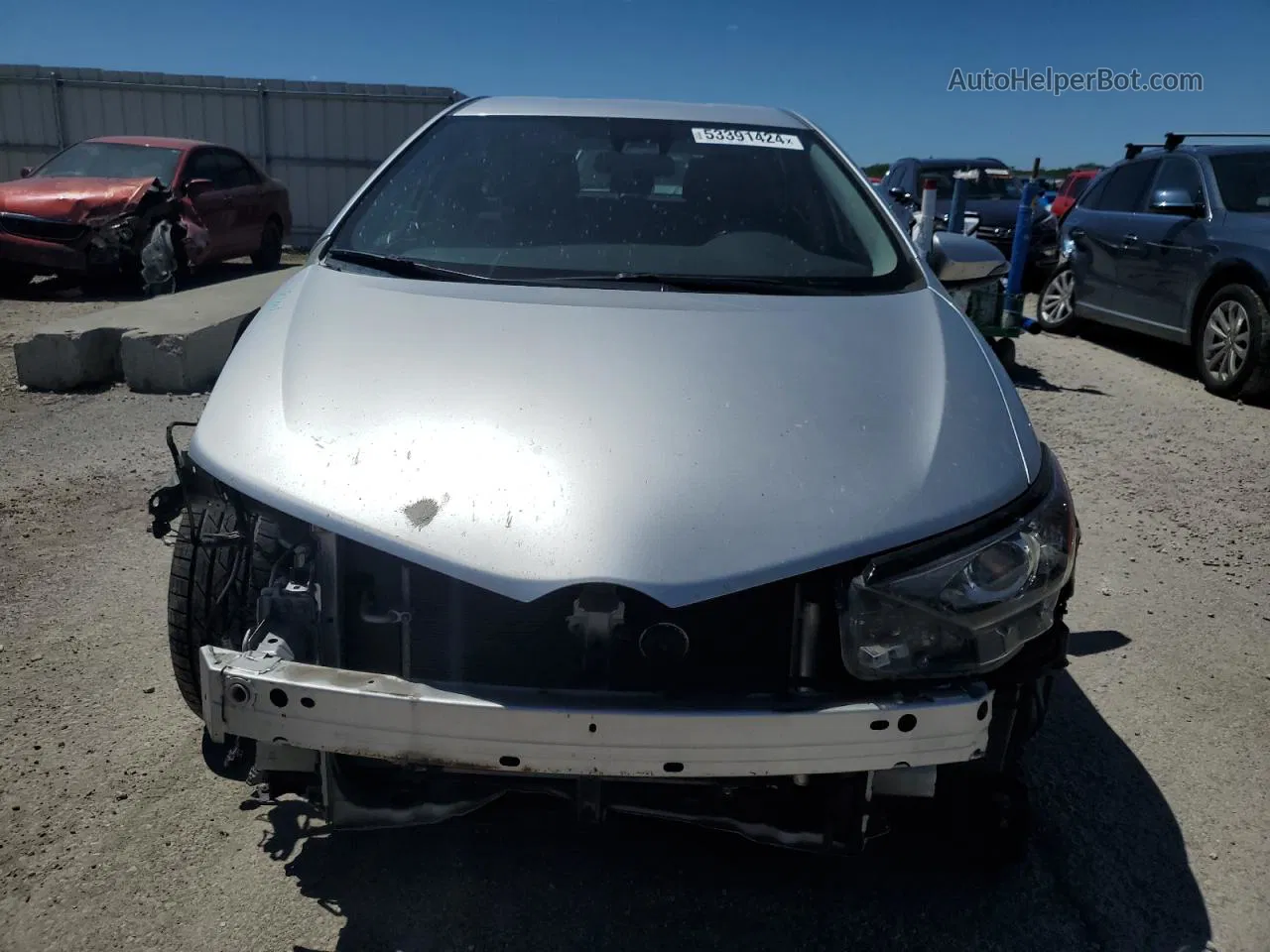 2017 Toyota Corolla Im  Silver vin: JTNKARJE0HJ531673