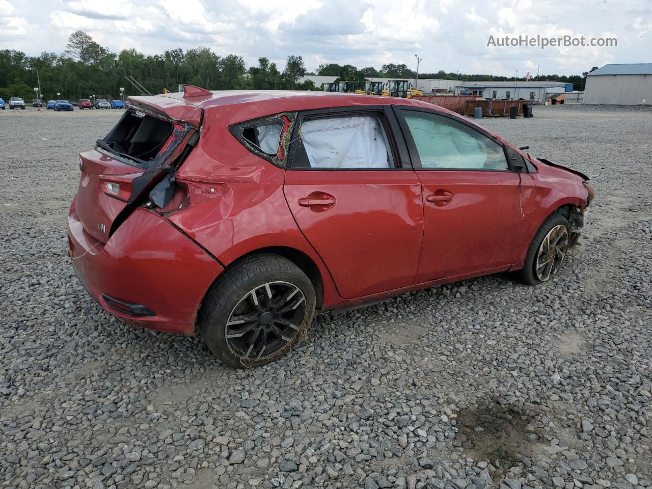 2017 Toyota Corolla Im  Red vin: JTNKARJE0HJ542981