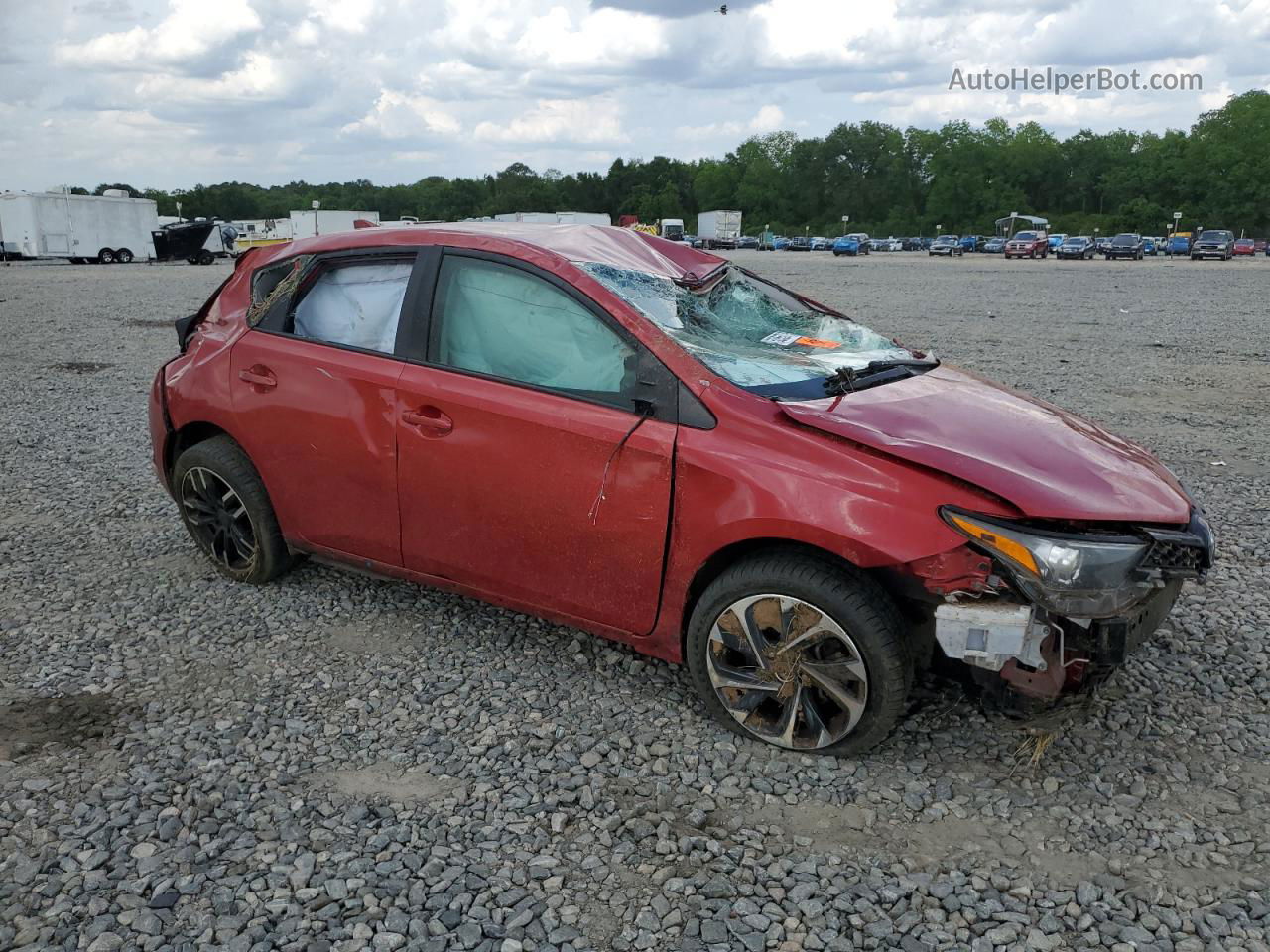 2017 Toyota Corolla Im  Red vin: JTNKARJE0HJ542981