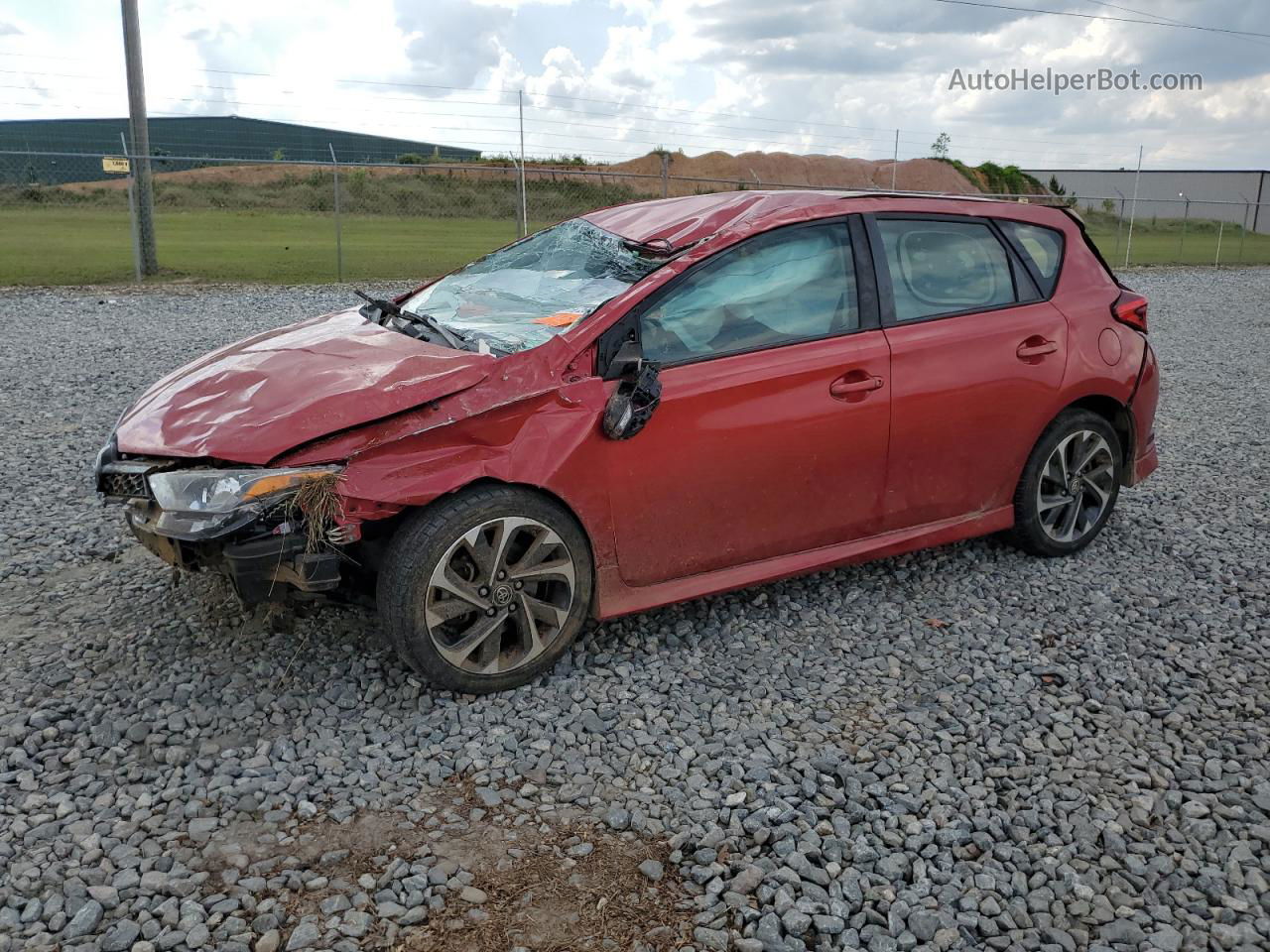 2017 Toyota Corolla Im  Red vin: JTNKARJE0HJ542981