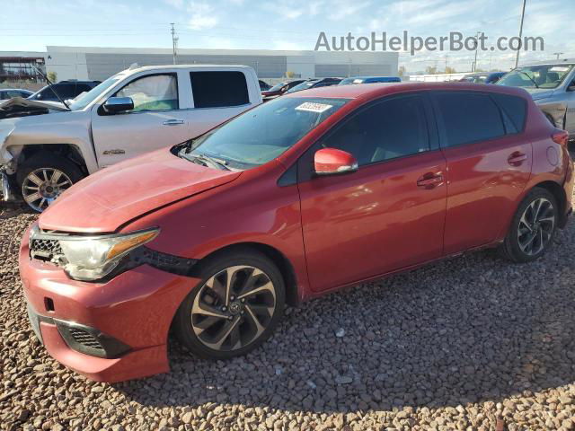 2017 Toyota Corolla Im  Red vin: JTNKARJE2HJ537362