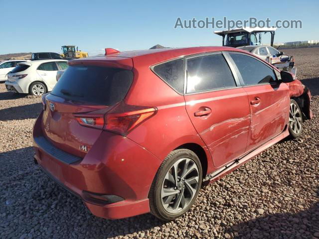 2017 Toyota Corolla Im  Red vin: JTNKARJE2HJ537362