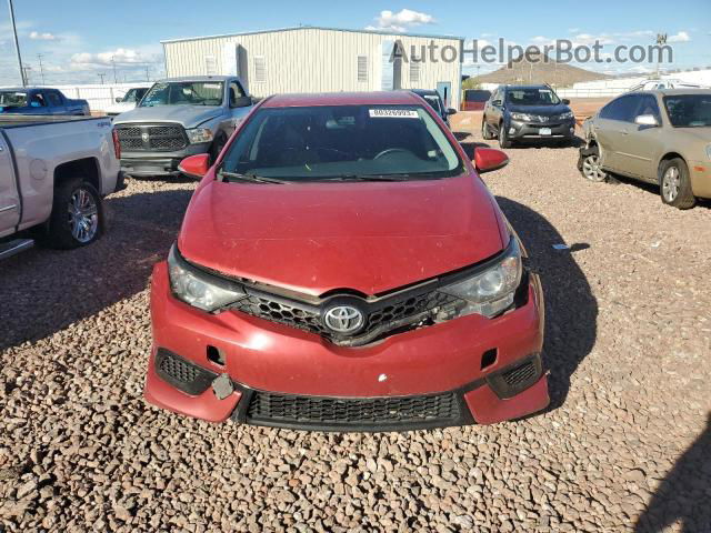 2017 Toyota Corolla Im  Red vin: JTNKARJE2HJ537362