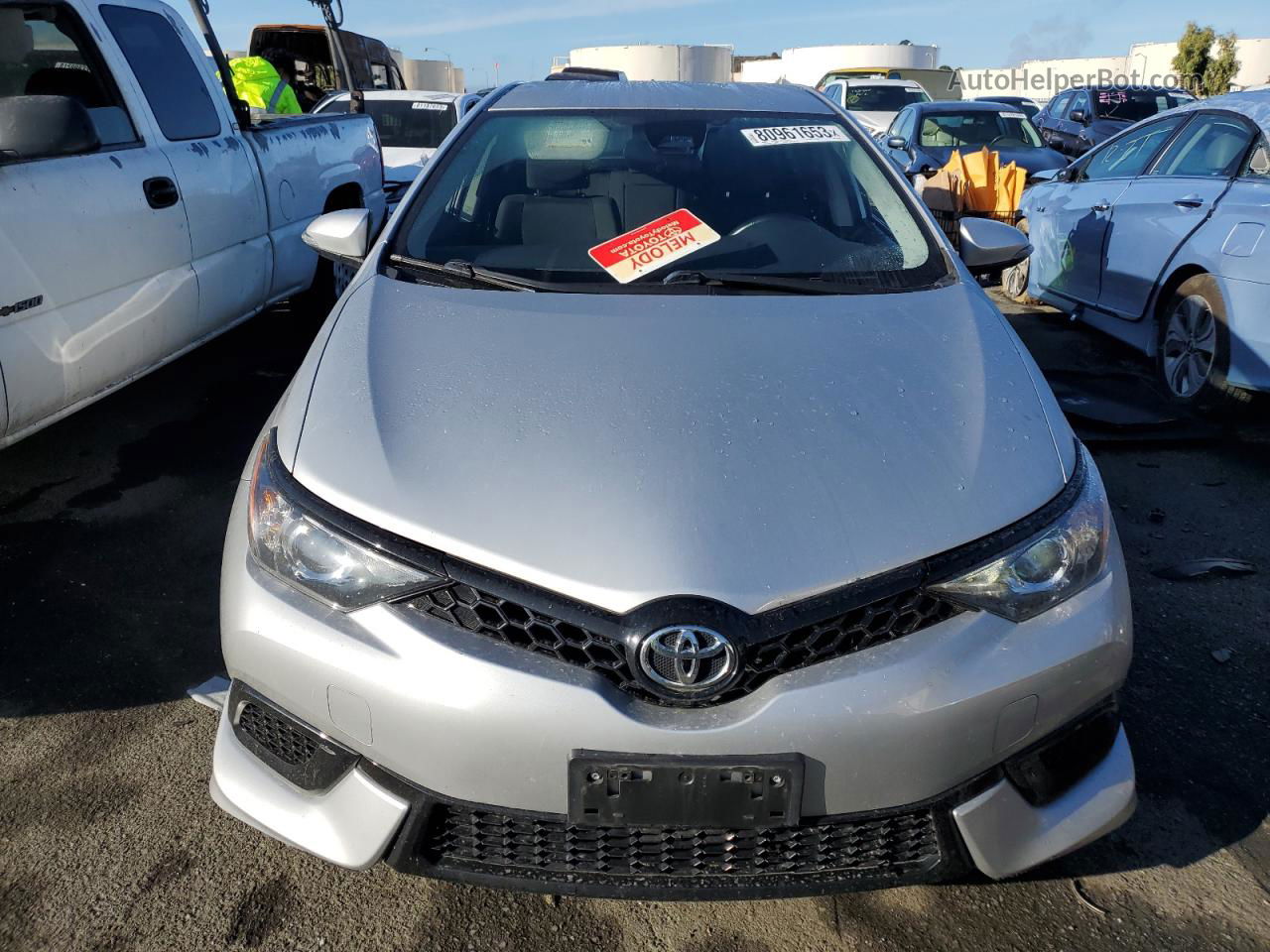 2017 Toyota Corolla Im  Silver vin: JTNKARJE4HJ540974