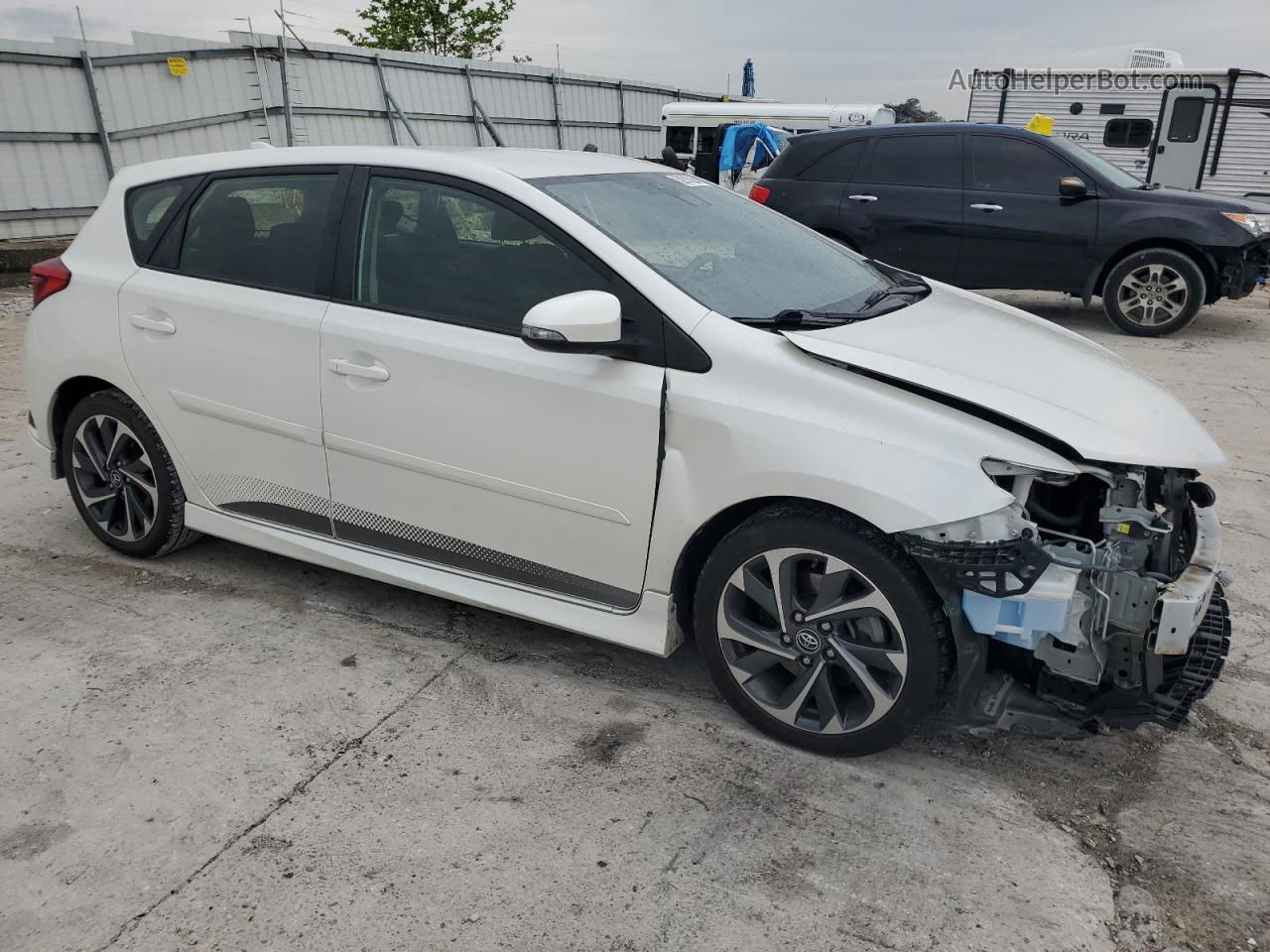 2017 Toyota Corolla Im  White vin: JTNKARJE5HJ529952