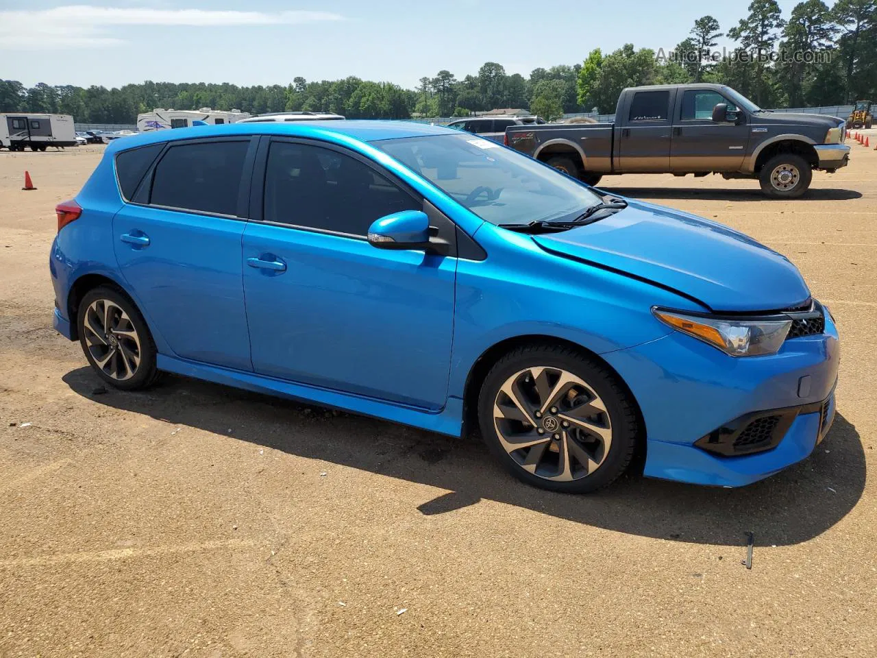 2017 Toyota Corolla Im  Blue vin: JTNKARJE5HJ533144