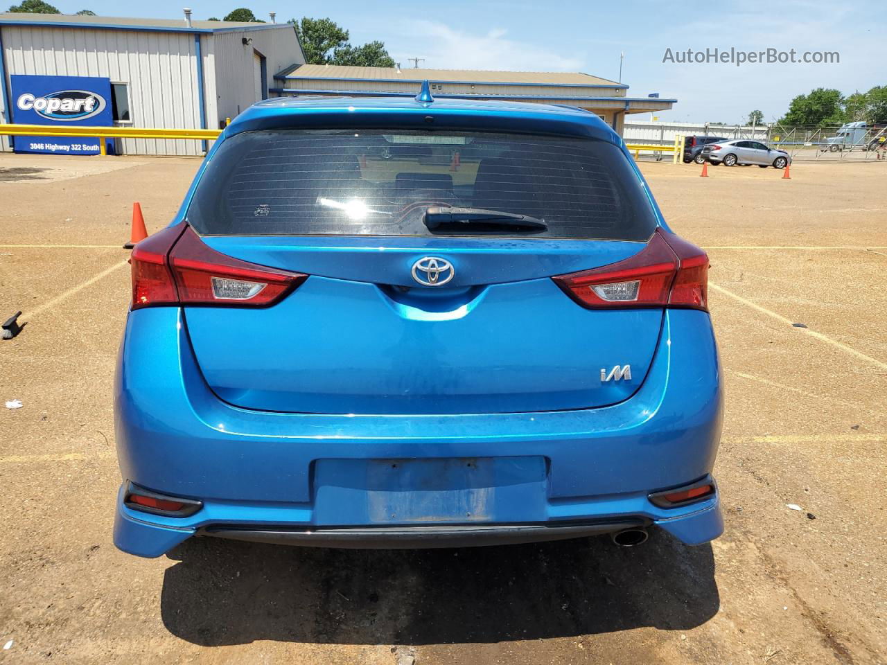 2017 Toyota Corolla Im  Blue vin: JTNKARJE5HJ533144