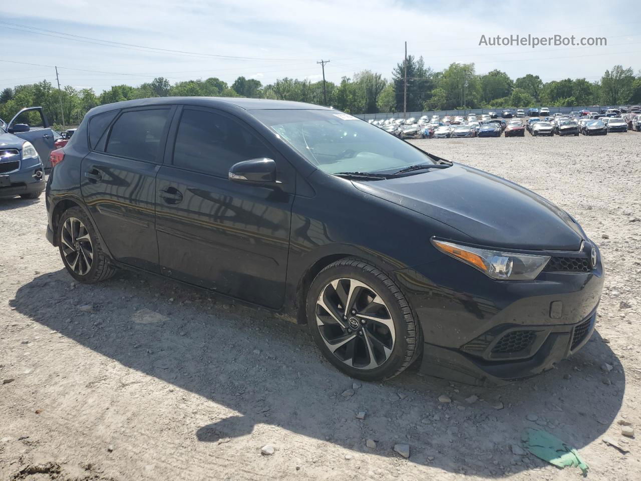 2017 Toyota Corolla Im  Black vin: JTNKARJE5HJ542765