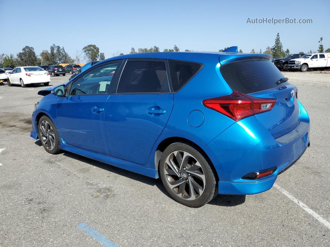 2017 Toyota Corolla Im  Blue vin: JTNKARJE5HJ543592