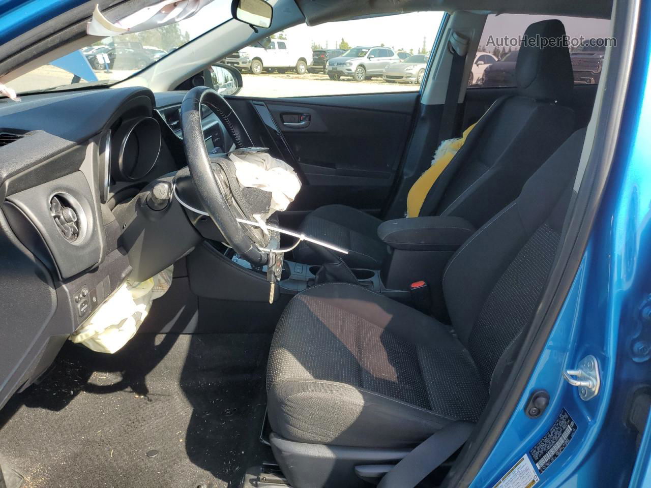 2017 Toyota Corolla Im  Blue vin: JTNKARJE5HJ543592