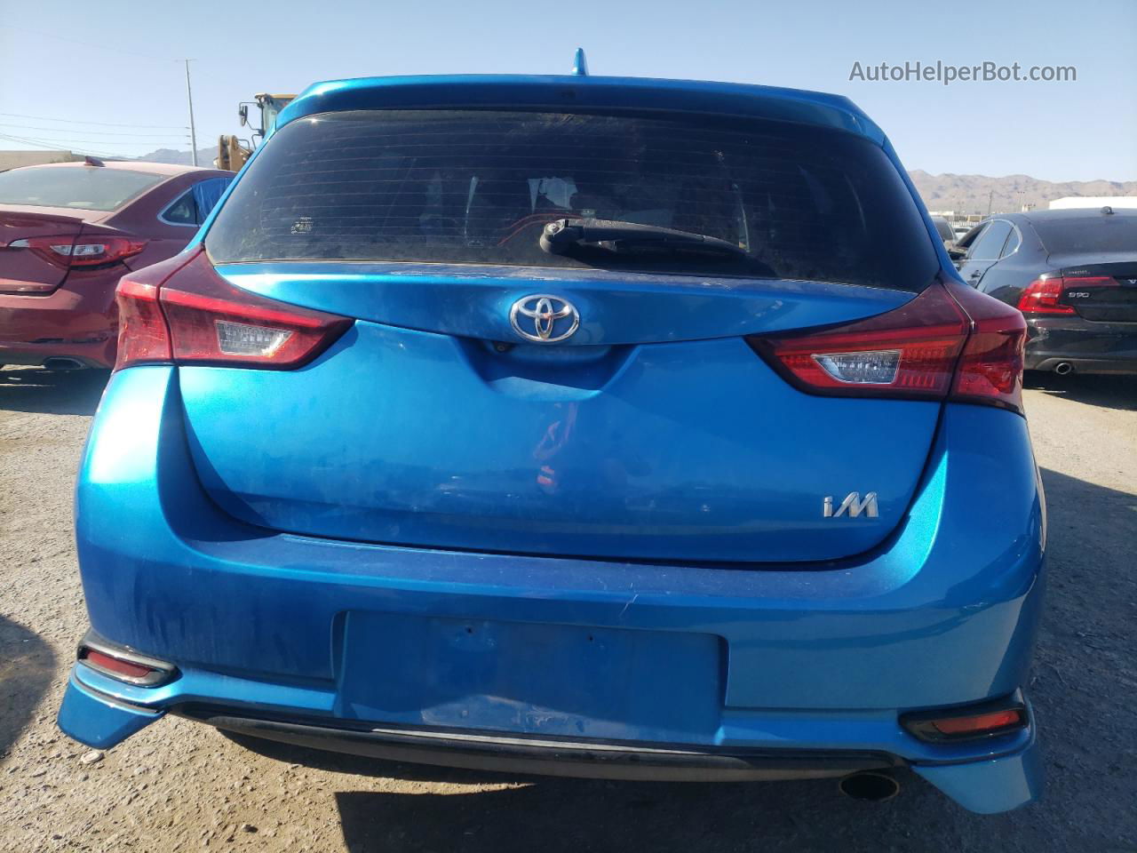 2017 Toyota Corolla Im  Blue vin: JTNKARJE6HJ523884