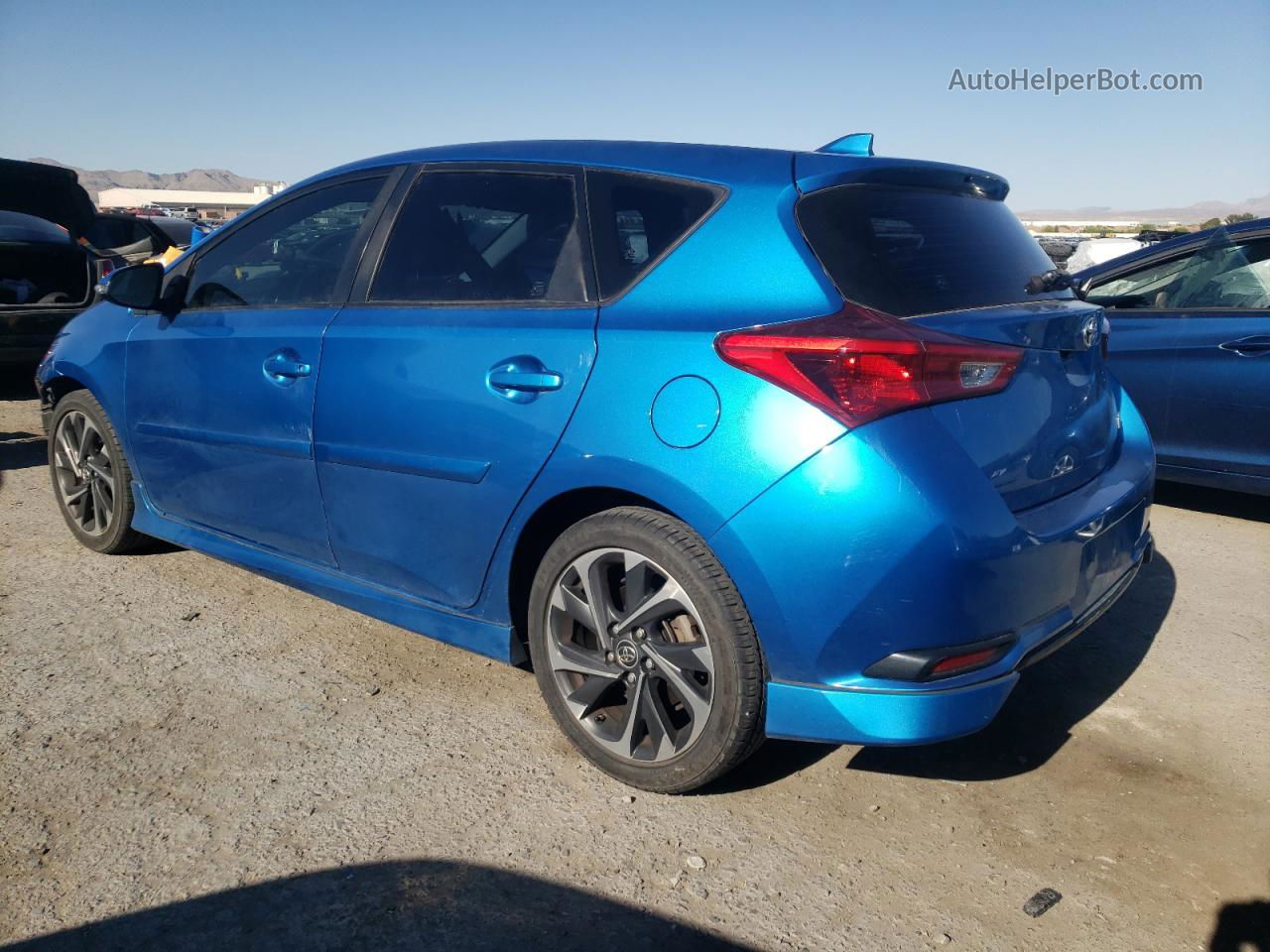 2017 Toyota Corolla Im  Blue vin: JTNKARJE6HJ523884