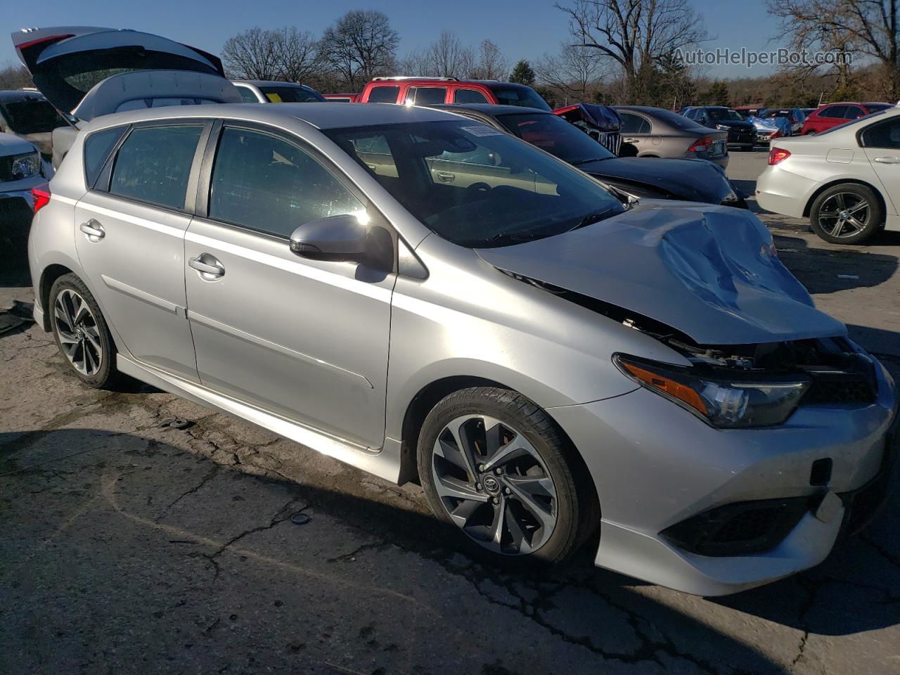 2017 Toyota Corolla Im  Silver vin: JTNKARJE6HJ534464