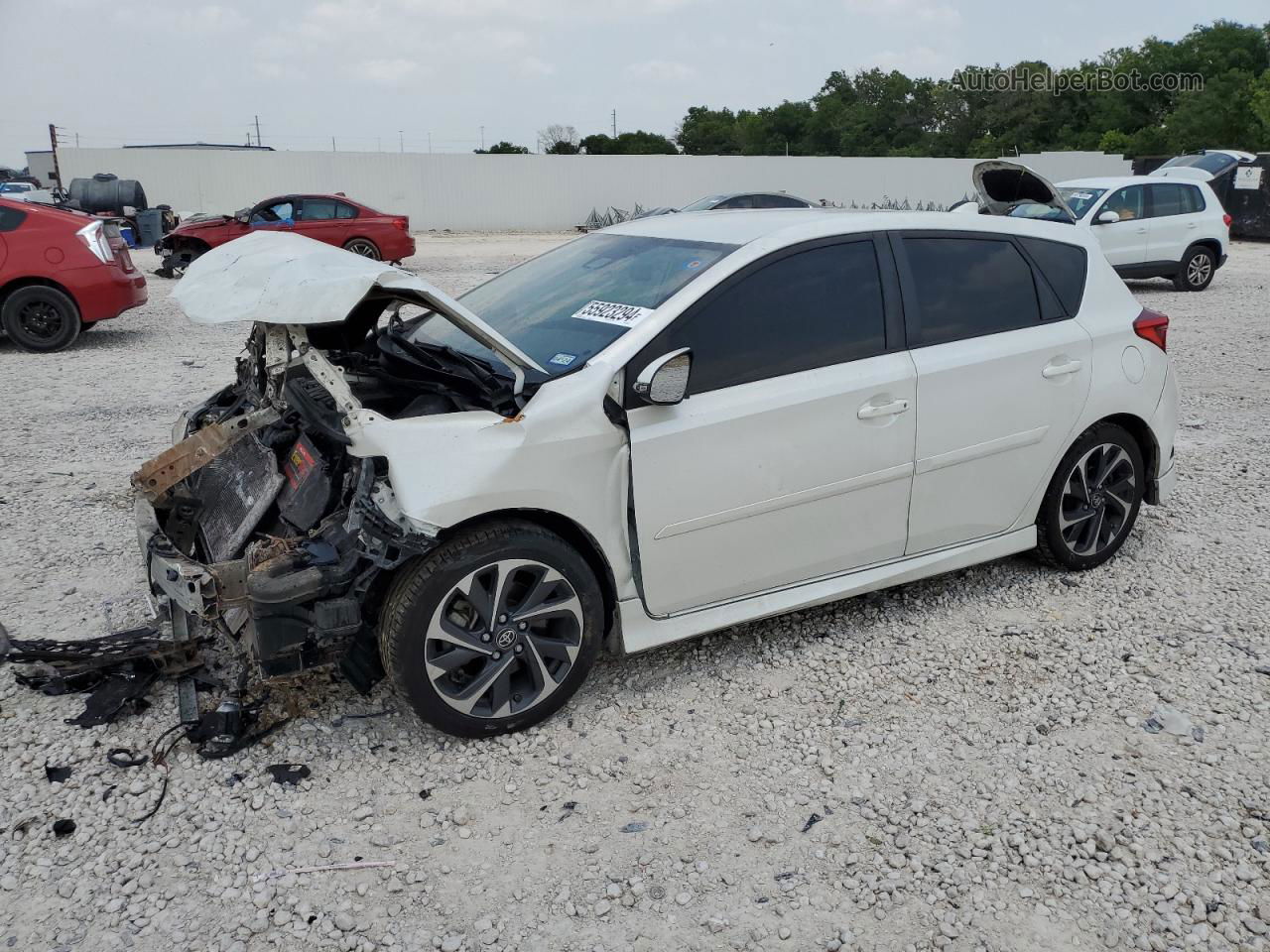 2017 Toyota Corolla Im  White vin: JTNKARJE6HJ542550