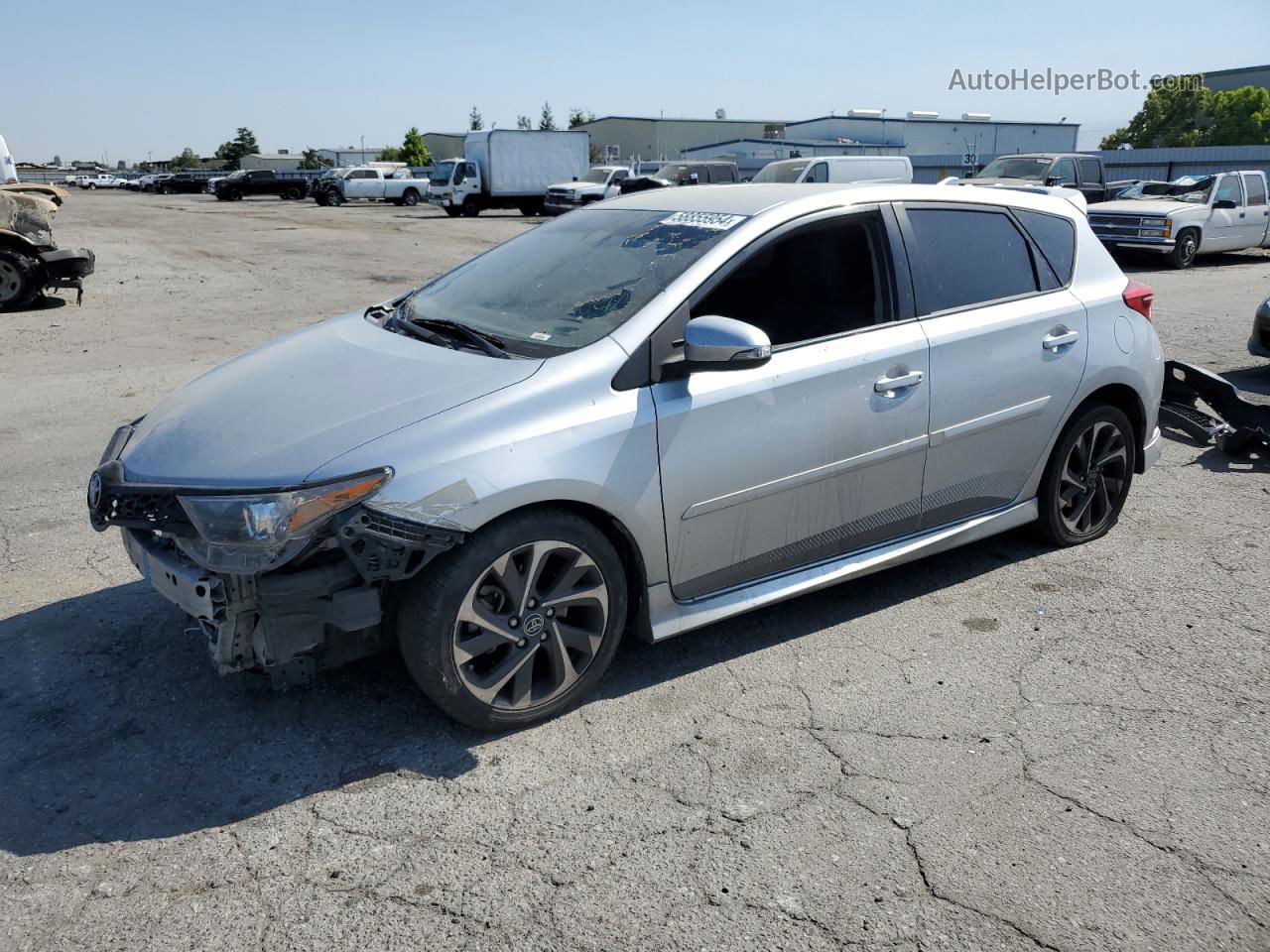 2017 Toyota Corolla Im  Silver vin: JTNKARJE7HJ524560