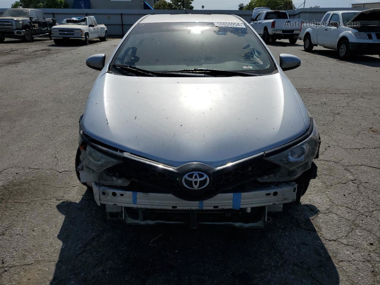 2017 Toyota Corolla Im  Silver vin: JTNKARJE7HJ524560