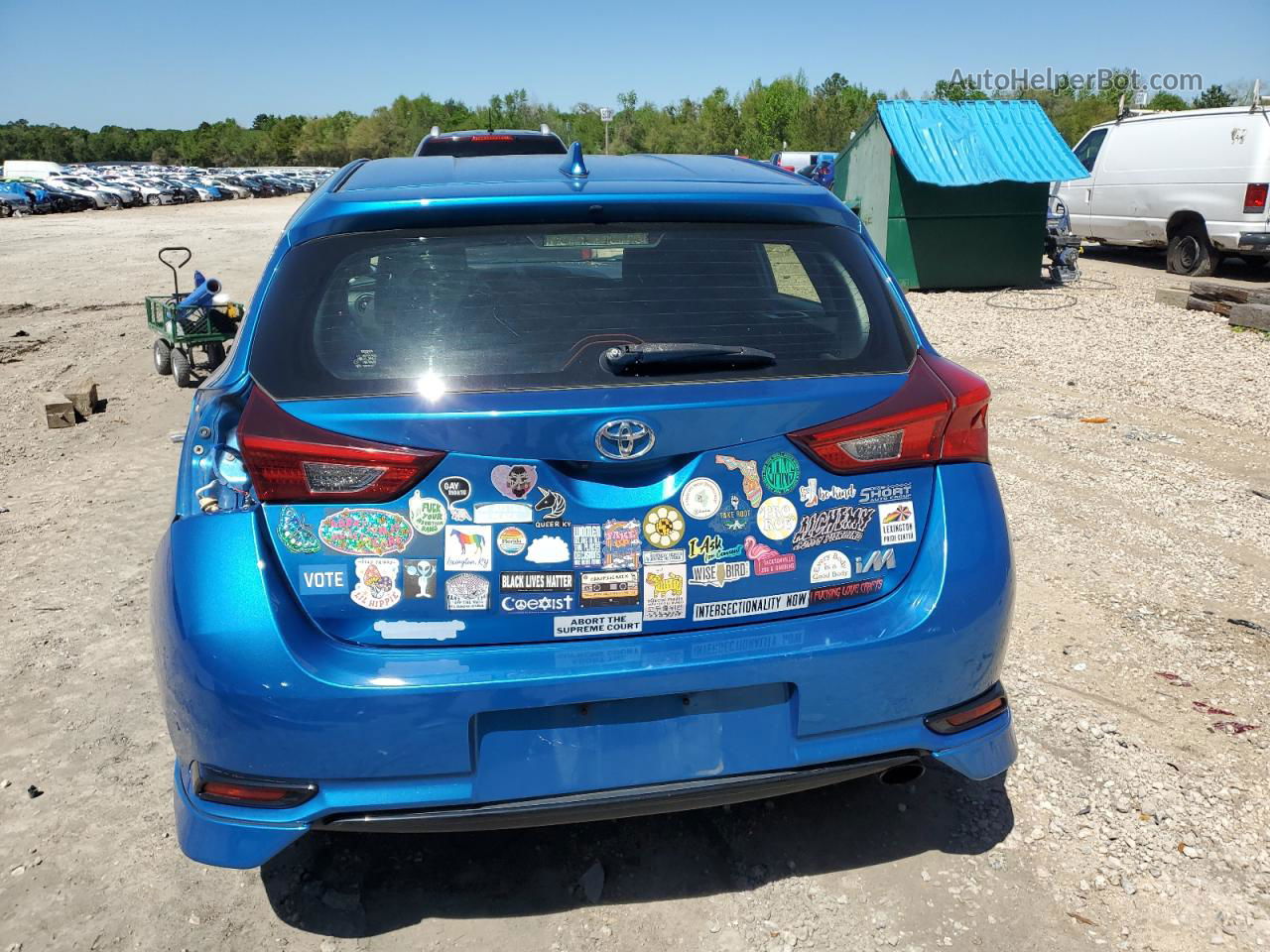 2017 Toyota Corolla Im  Blue vin: JTNKARJE7HJ531766