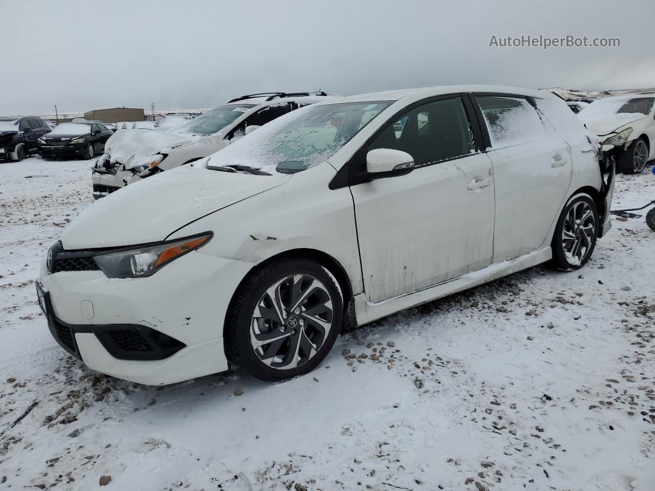 2017 Toyota Corolla Im  White vin: JTNKARJE7HJ543805