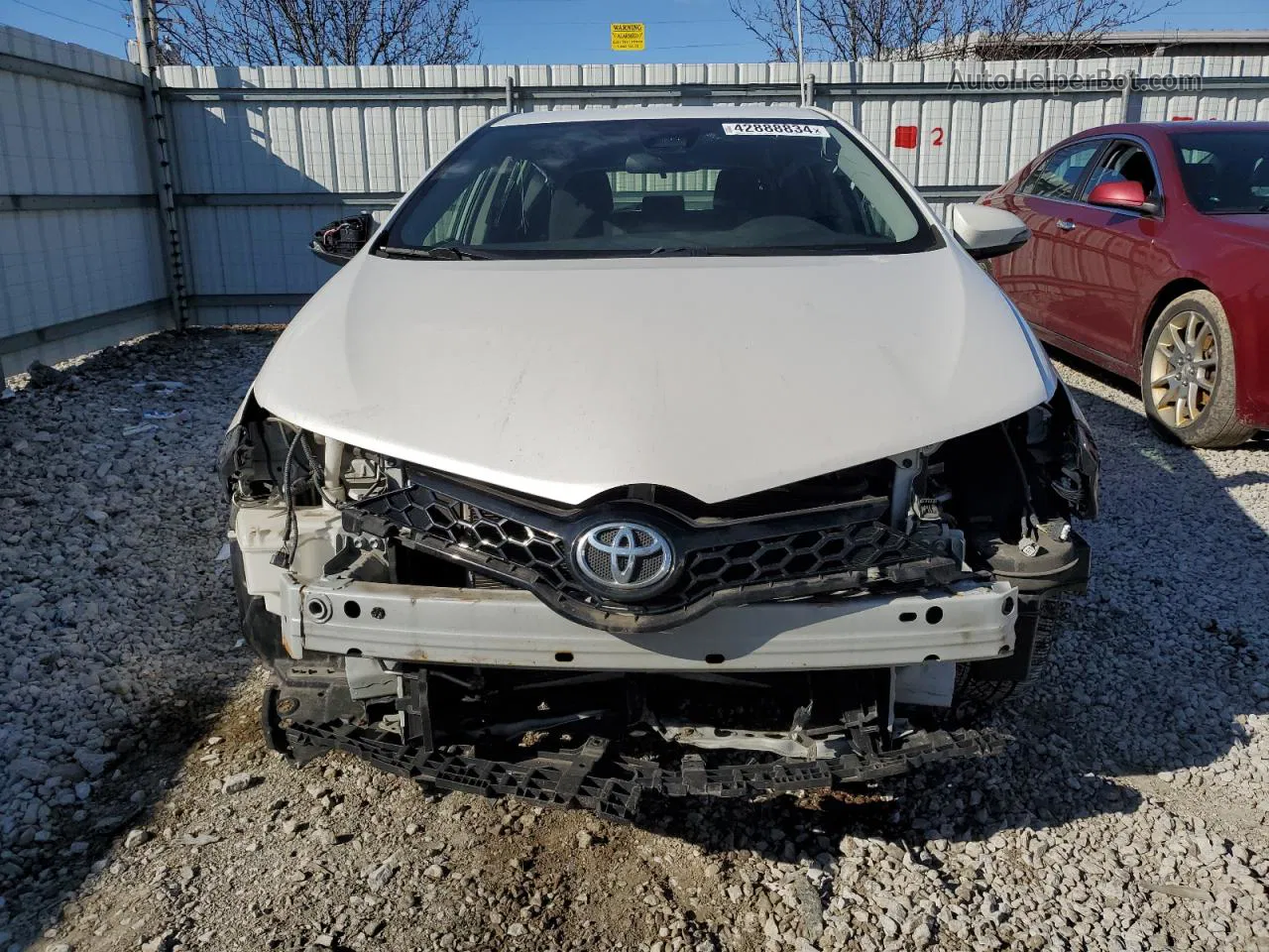 2017 Toyota Corolla Im  White vin: JTNKARJE7HJ545960