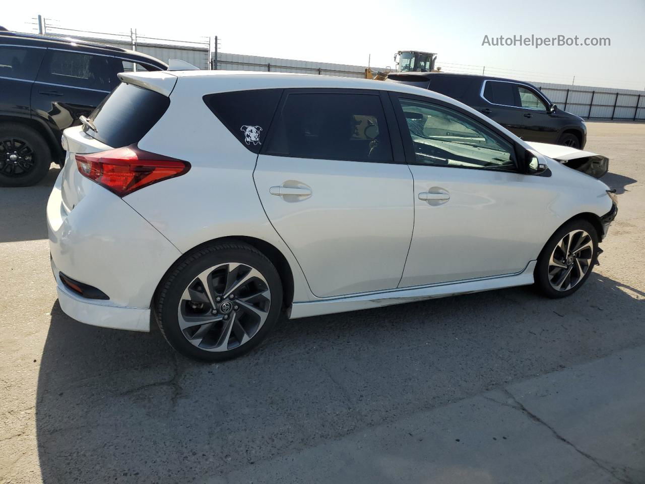 2017 Toyota Corolla Im  White vin: JTNKARJE7HJ550267