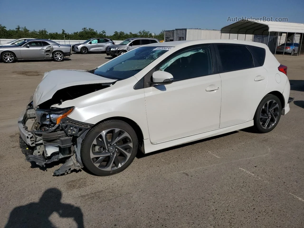 2017 Toyota Corolla Im  White vin: JTNKARJE7HJ550267