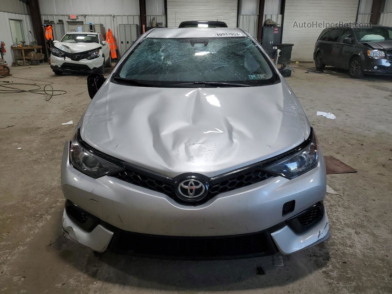 2017 Toyota Corolla Im  Silver vin: JTNKARJE8HJ530755