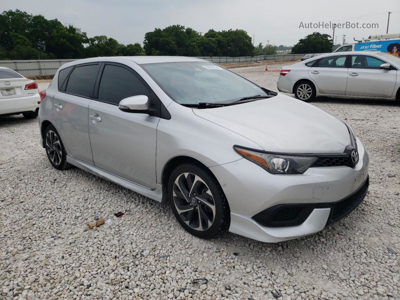 2017 Toyota Corolla Im  Silver vin: JTNKARJE8HJ549841