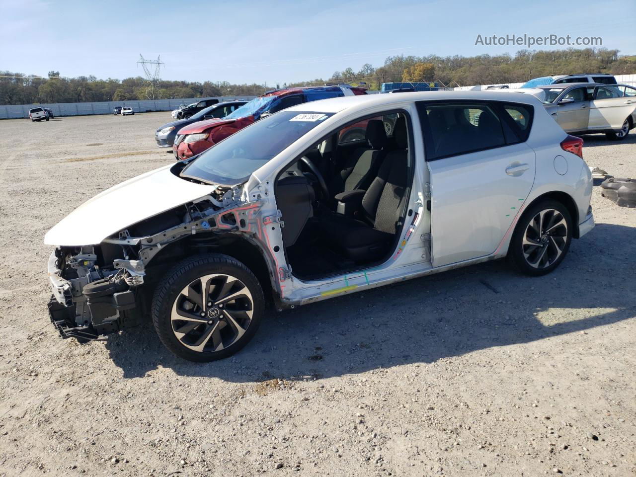 2017 Toyota Corolla Im  White vin: JTNKARJE9HJ540193