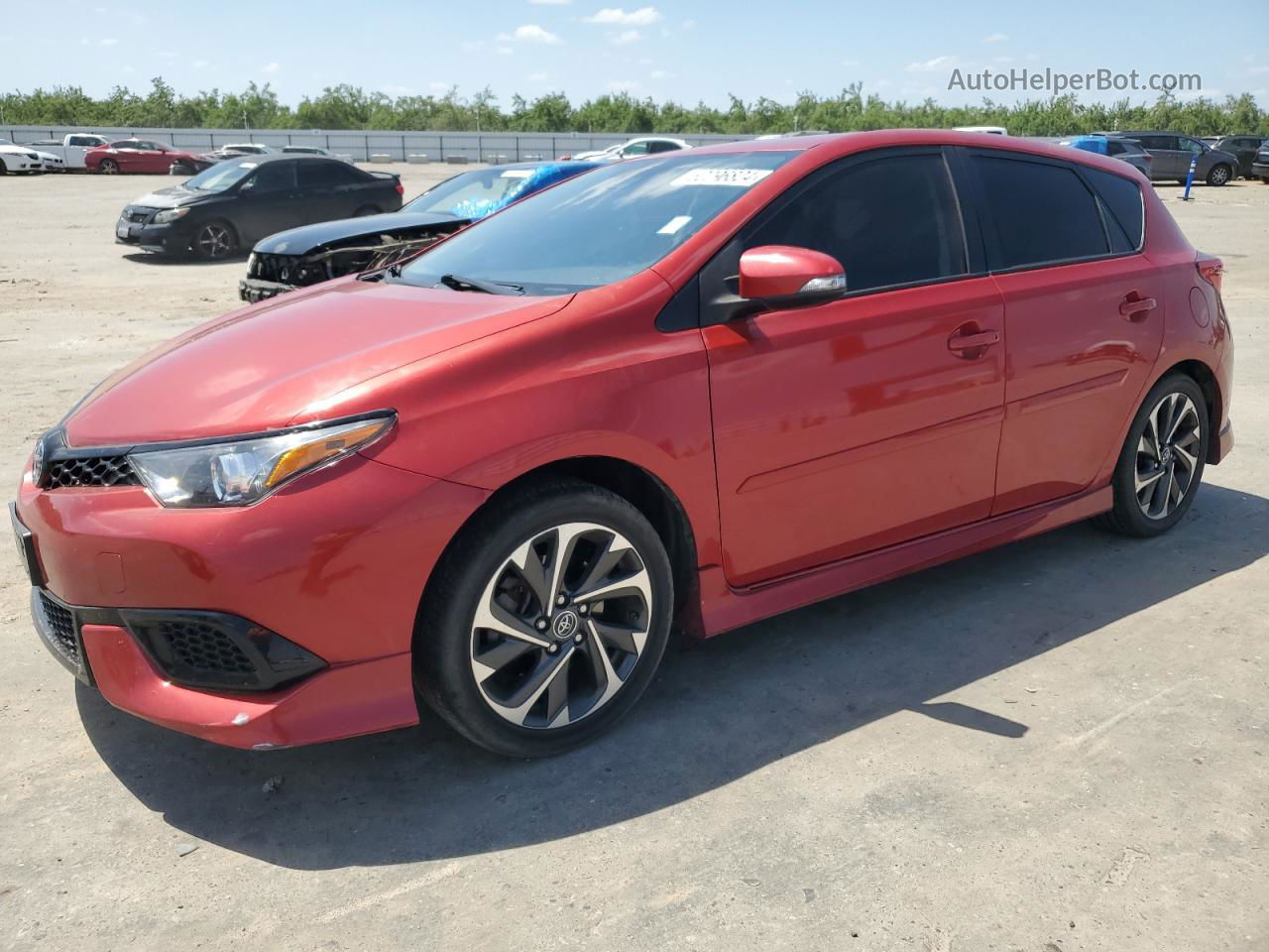 2017 Toyota Corolla Im  Red vin: JTNKARJE9HJ540324