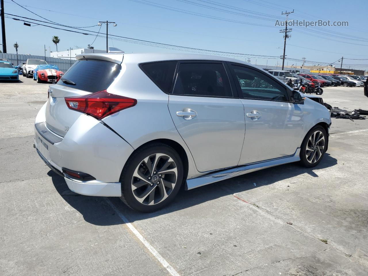 2017 Toyota Corolla Im  Silver vin: JTNKARJE9HJ544566