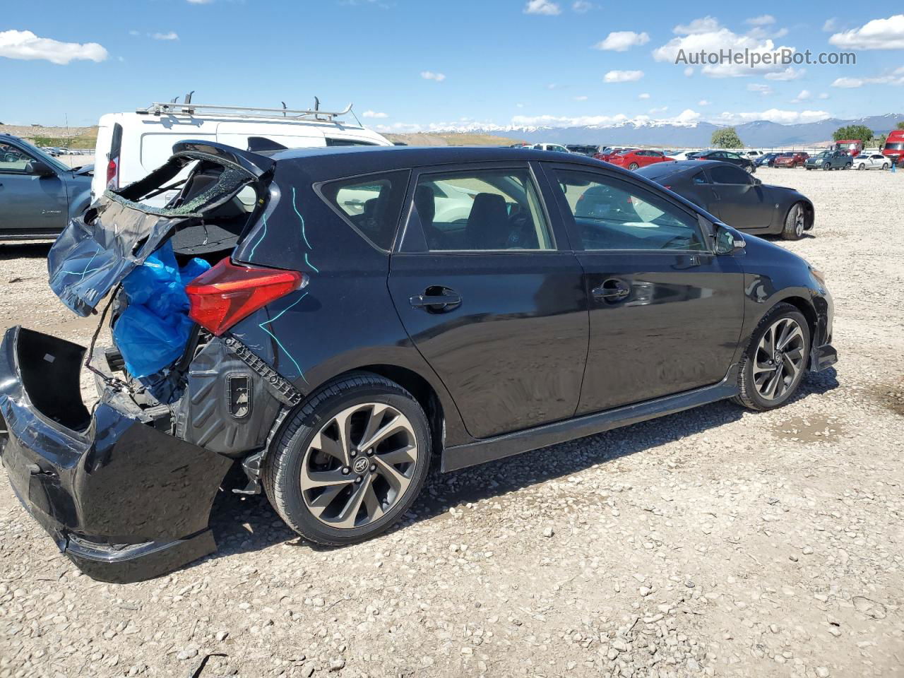 2017 Toyota Corolla Im  Black vin: JTNKARJEXHJ528893