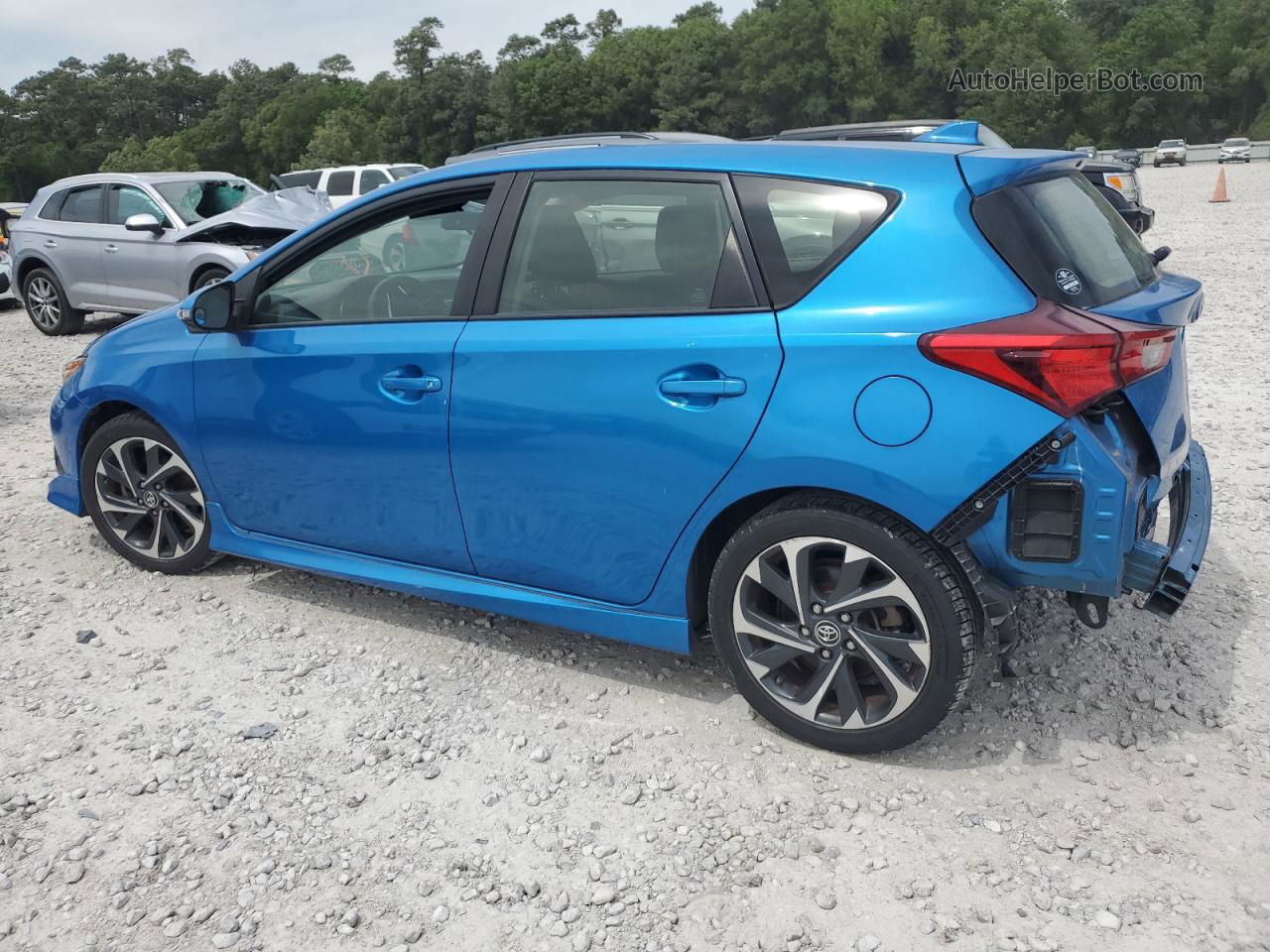 2017 Toyota Corolla Im  Blue vin: JTNKARJEXHJ532684