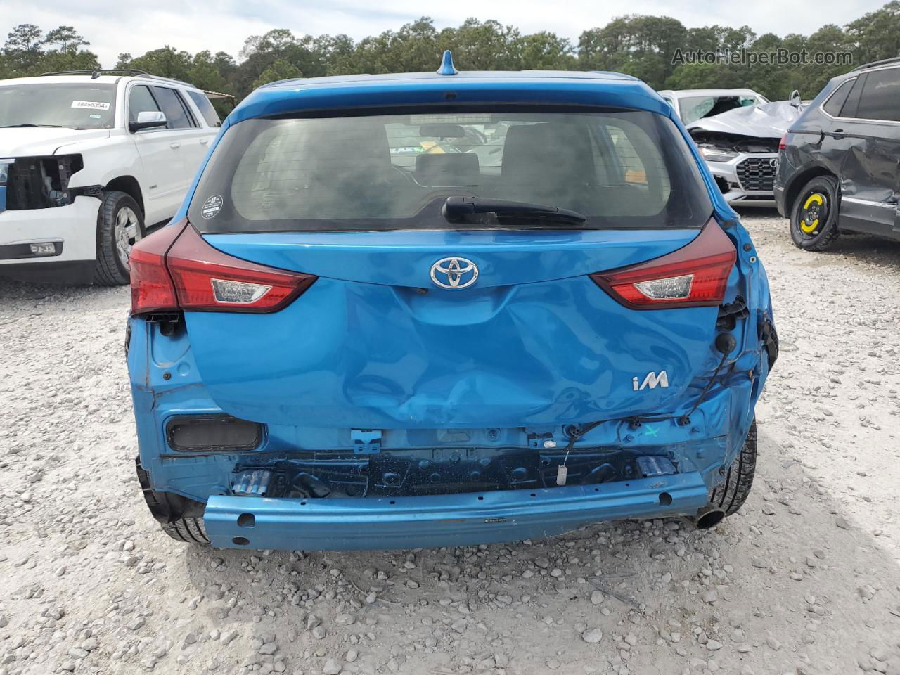 2017 Toyota Corolla Im  Blue vin: JTNKARJEXHJ532684