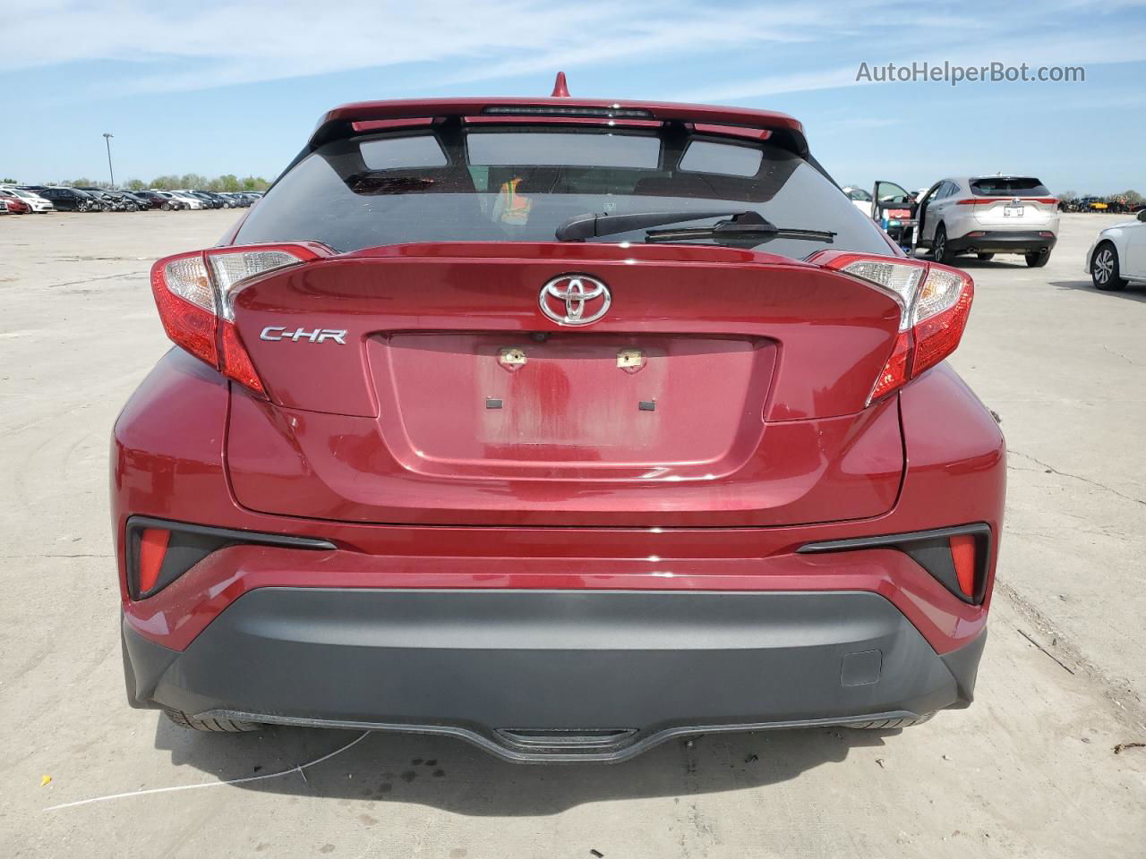 2019 Toyota C-hr Xle Burgundy vin: JTNKHMBX0K1047878