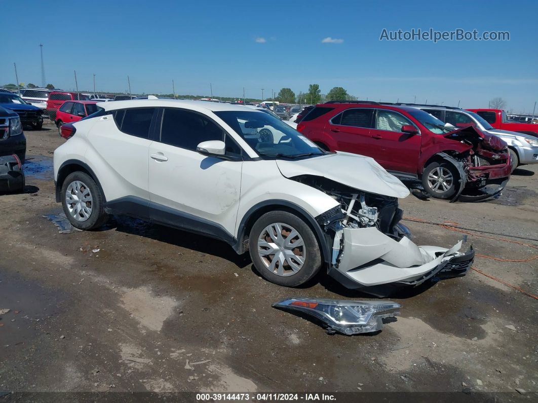 2019 Toyota C-hr Le White vin: JTNKHMBX1K1042883