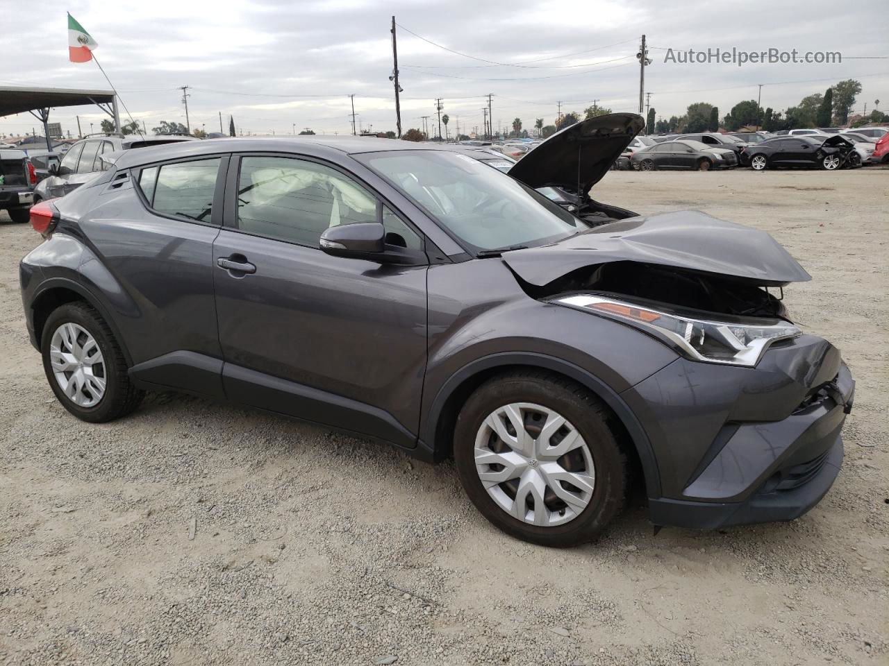 2019 Toyota C-hr Xle Серый vin: JTNKHMBX1K1043676