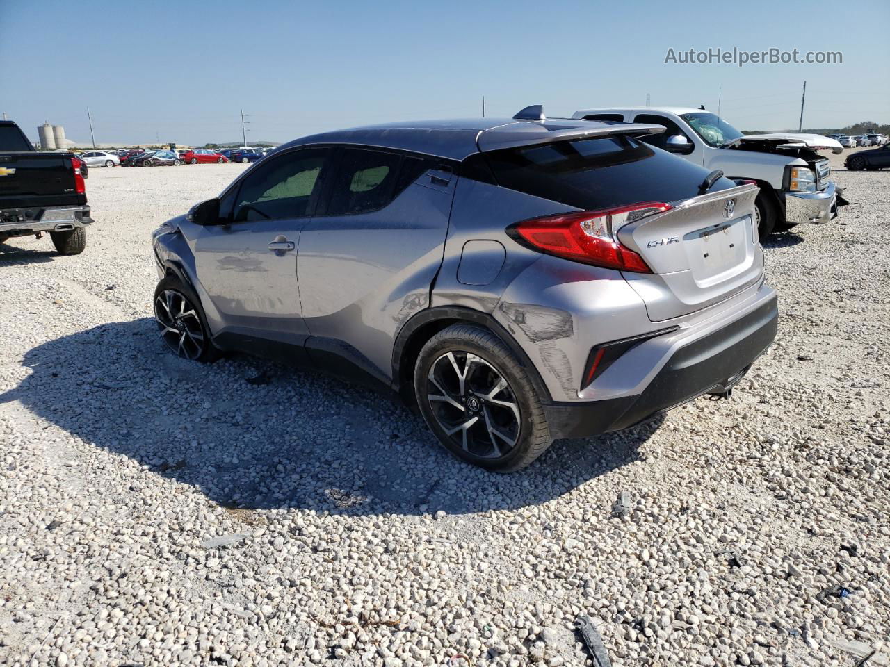 2019 Toyota C-hr Xle Silver vin: JTNKHMBX1K1057660