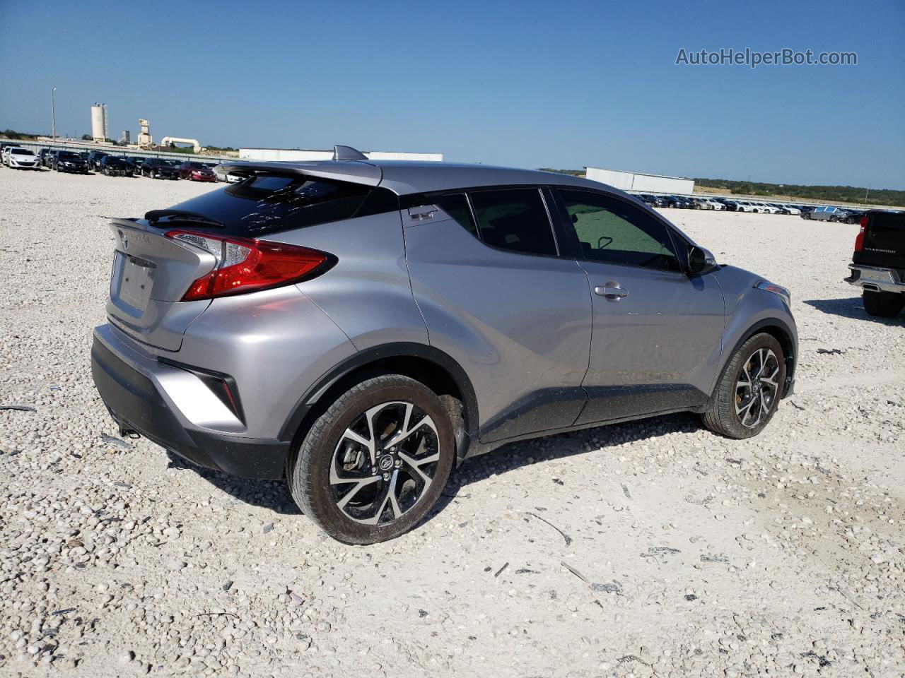 2019 Toyota C-hr Xle Silver vin: JTNKHMBX1K1057660