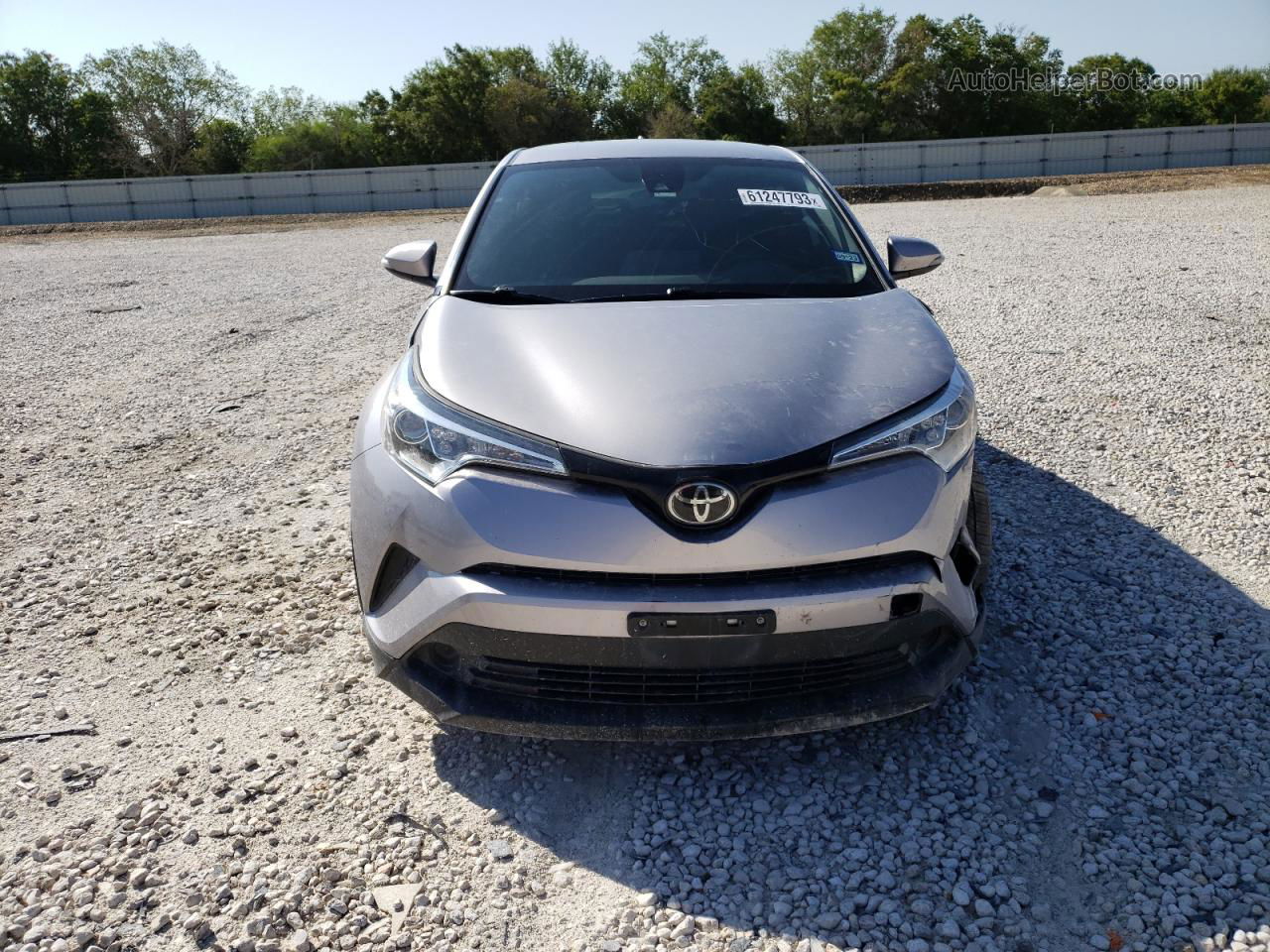 2019 Toyota C-hr Xle Silver vin: JTNKHMBX1K1057660