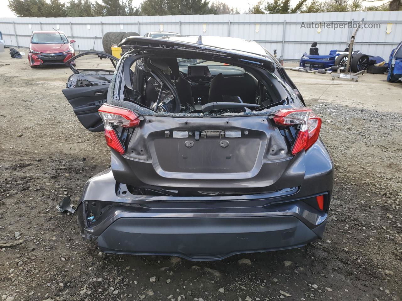 2019 Toyota C-hr Xle Серый vin: JTNKHMBX2K1015353