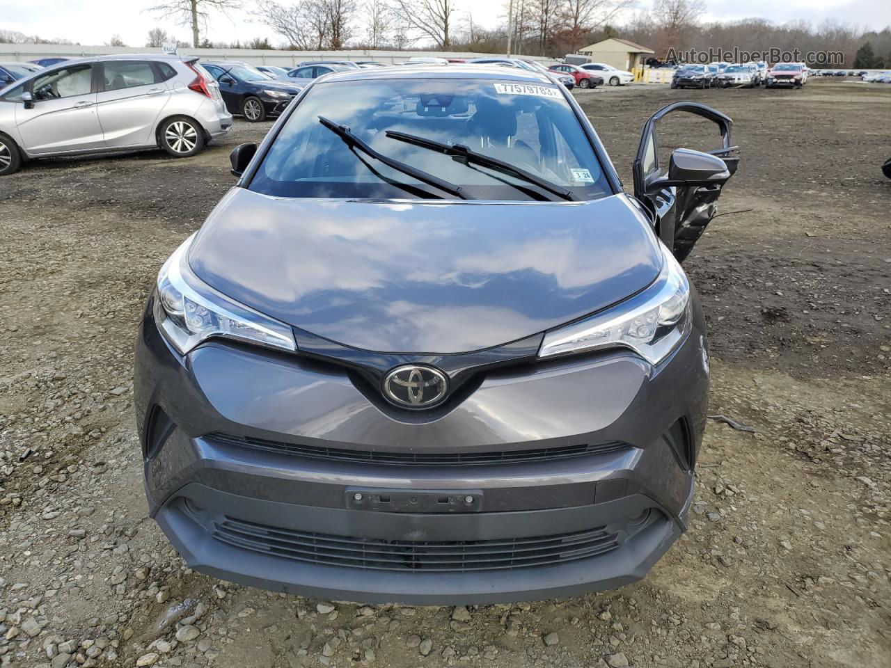 2019 Toyota C-hr Xle Серый vin: JTNKHMBX2K1015353