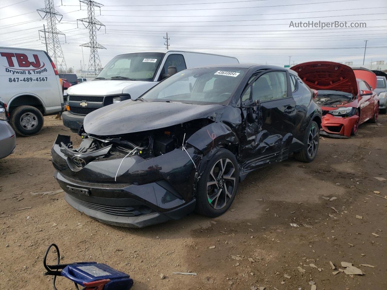 2019 Toyota C-hr Xle Black vin: JTNKHMBX2K1037417
