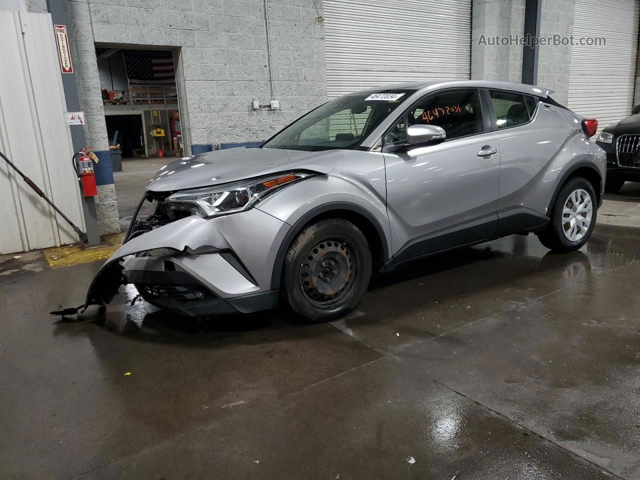 2019 Toyota C-hr Xle Серебряный vin: JTNKHMBX3K1025115