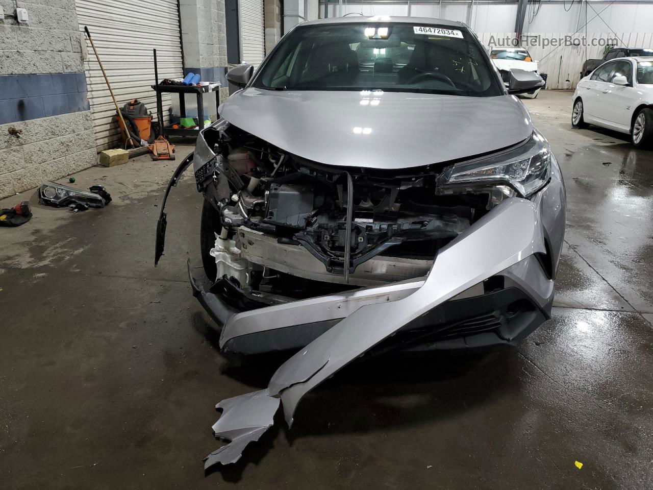 2019 Toyota C-hr Xle Silver vin: JTNKHMBX3K1025115