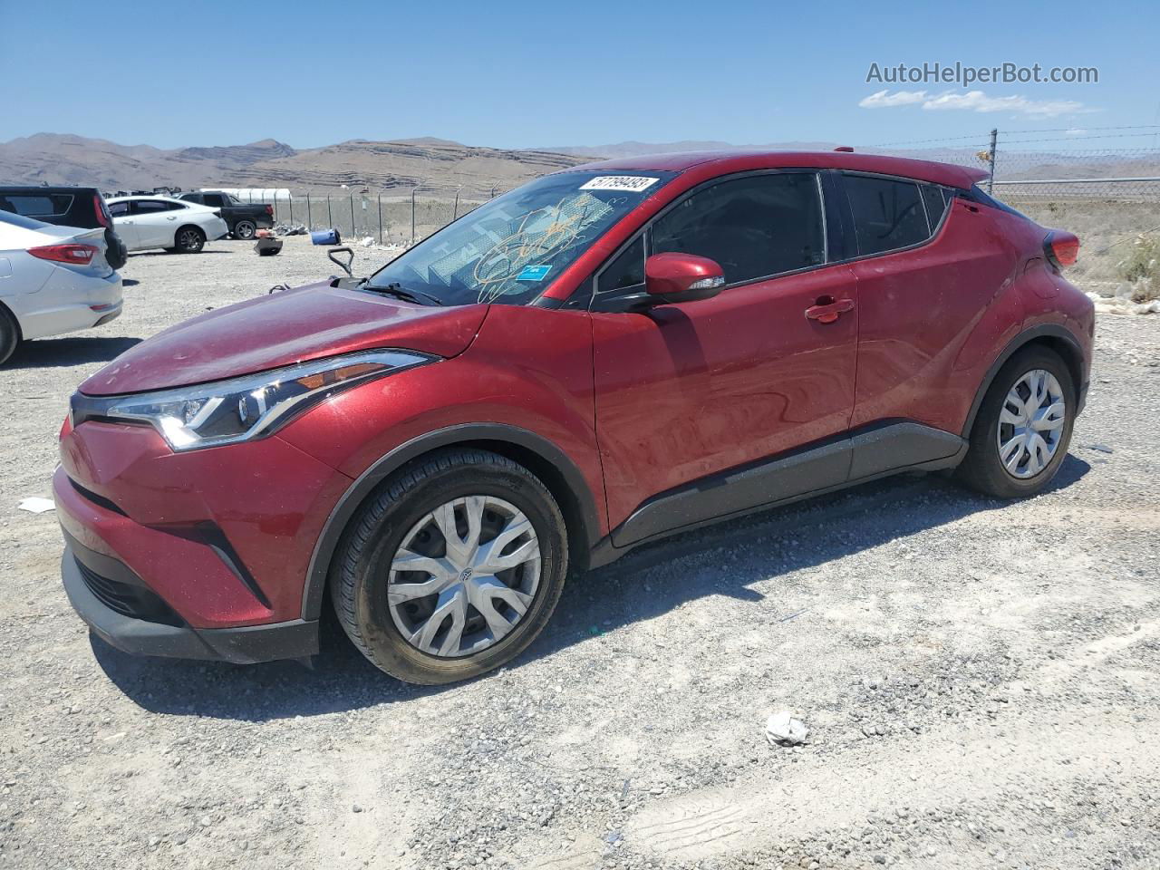 2019 Toyota C-hr Xle Красный vin: JTNKHMBX3K1026958