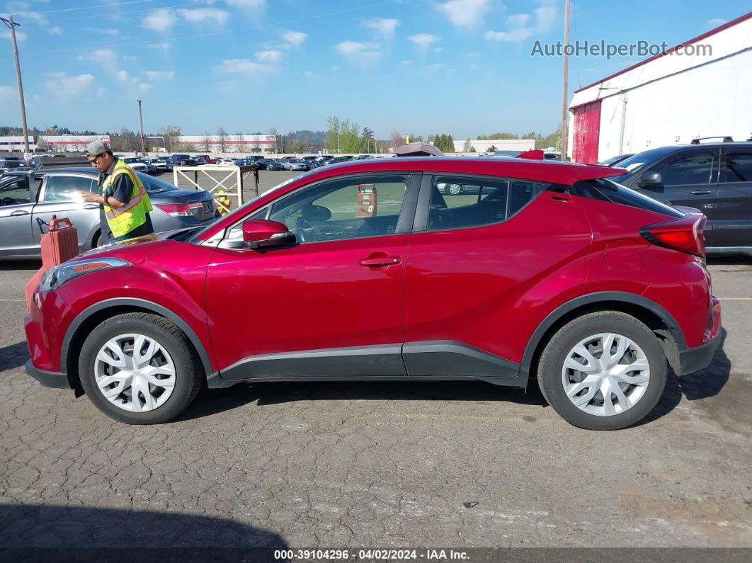 2019 Toyota C-hr Le Maroon vin: JTNKHMBX3K1052492