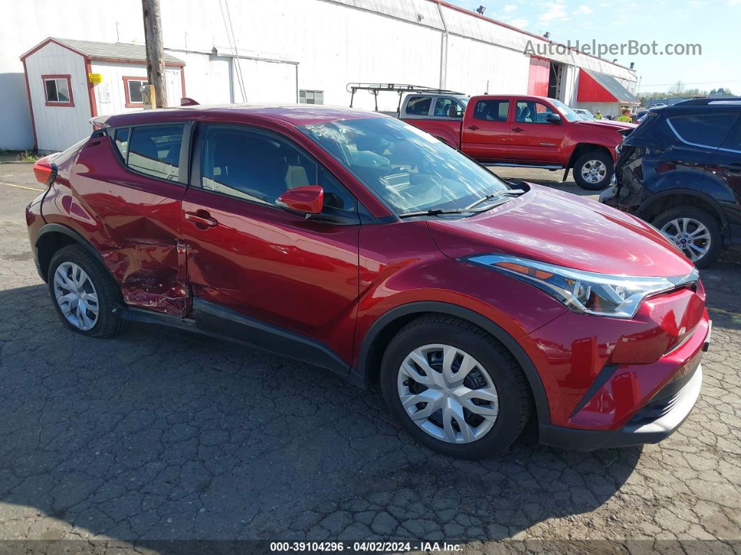 2019 Toyota C-hr Le Maroon vin: JTNKHMBX3K1052492